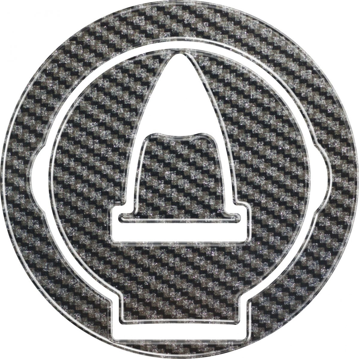 TANK CAP COVER, DUCATI 2009-