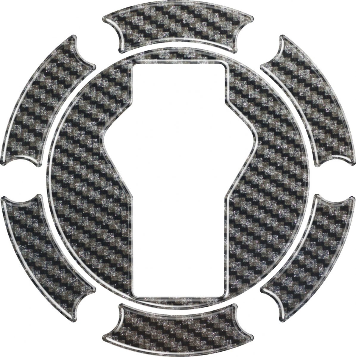 TANK CAP COVER, MV AUGUSTA BRUTALE 675