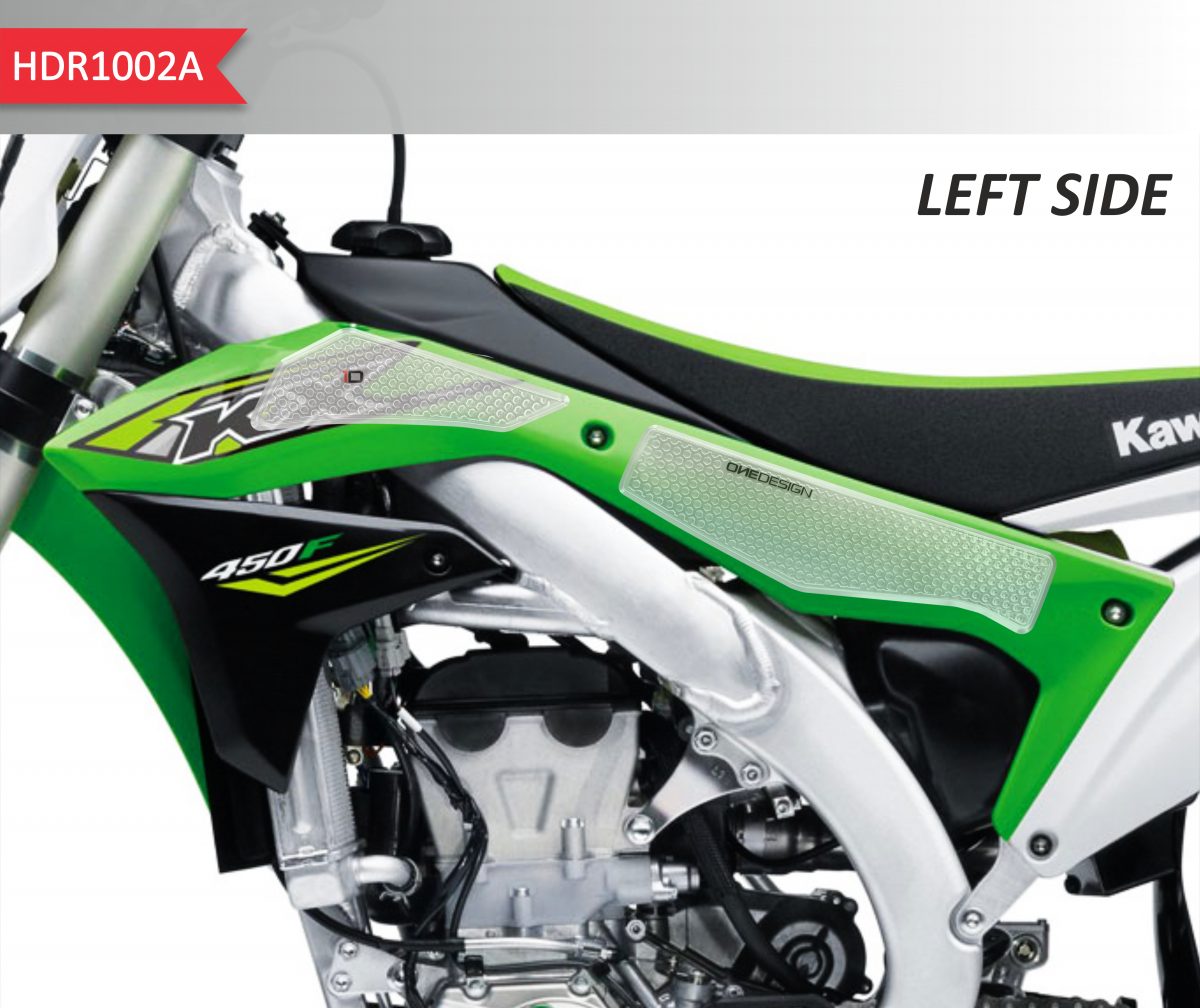 SIDE HDR TANKPAD KX 450F 2016/2018 CLEAR foto 5