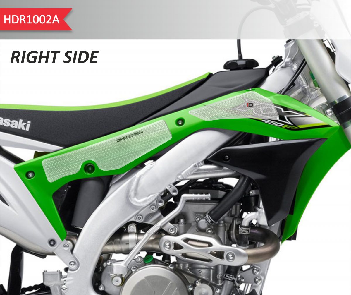 SIDE HDR TANKPAD KX 450F 2016/2018 CLEAR foto 6