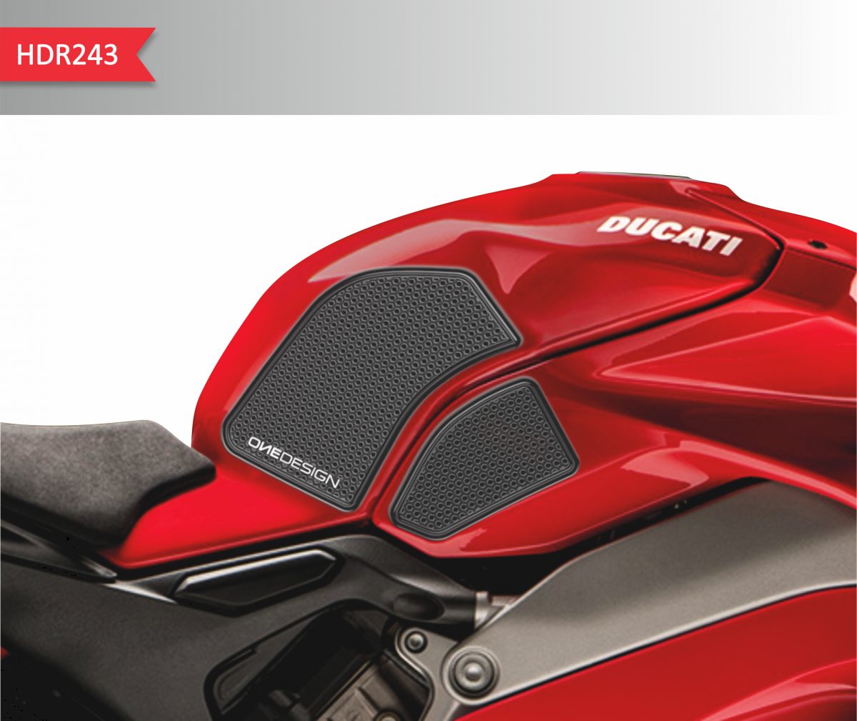 SIDE HDR TANKPAD PANIGALE V4 DUC 2018 BLACK