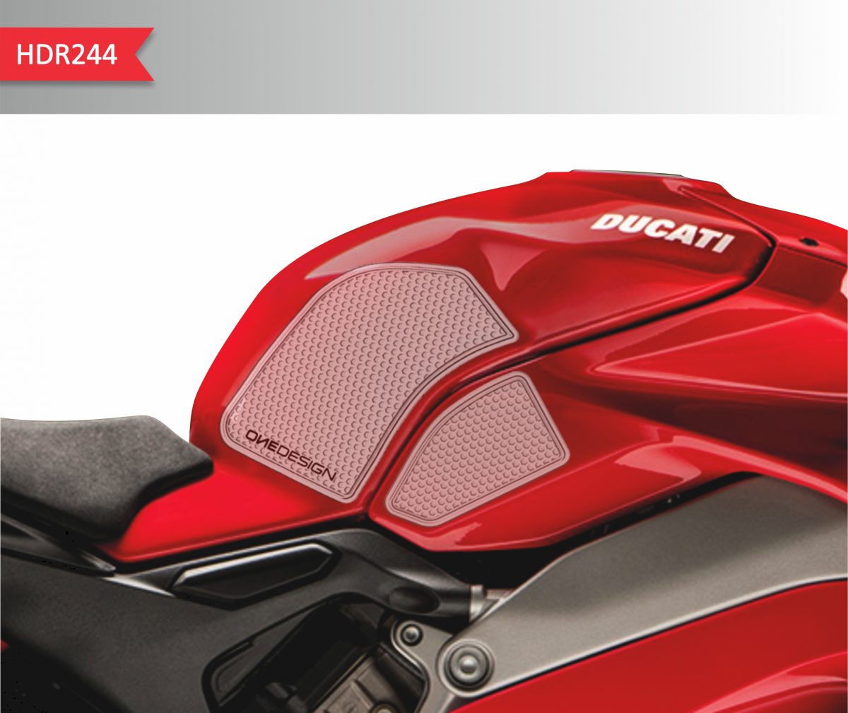 SIDE HDR TANKPAD PANIGALE V4 DUC 2018 CLEAR