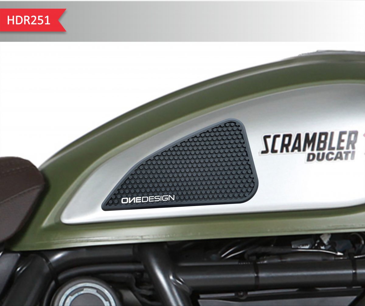 HDR TANKPAD SCRAMBLER DUC 2015/2018 BLACK