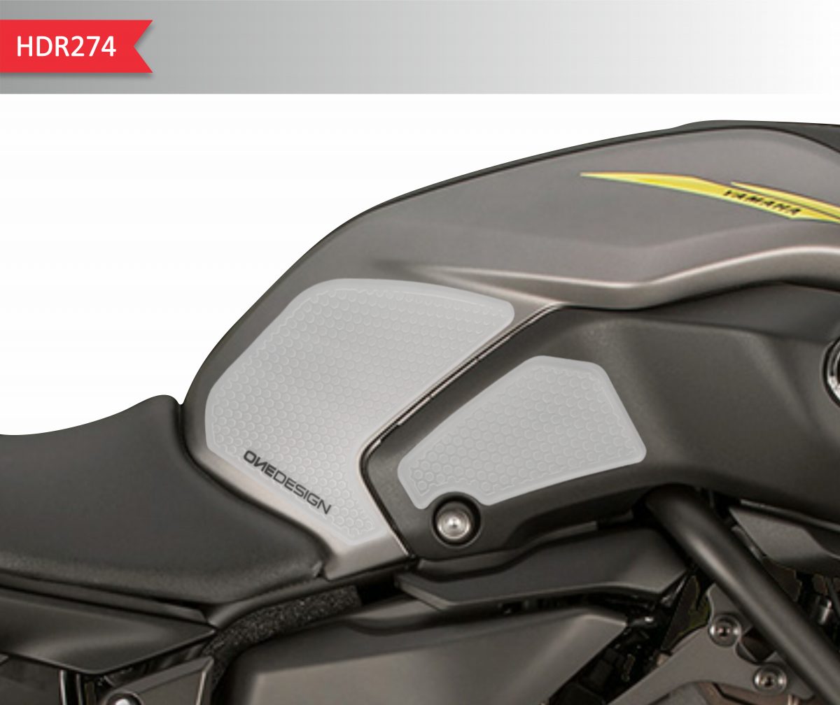 SIDE HDR TANKPAD MT-07 YAMAHA 2018 CLEAR