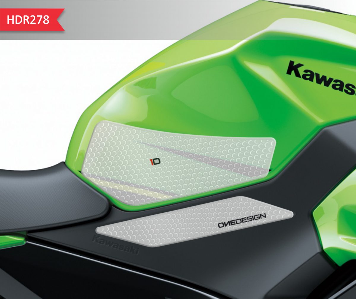 SIDE HDR TANKPAD NINJA 400KAWA 2018 CLEAR