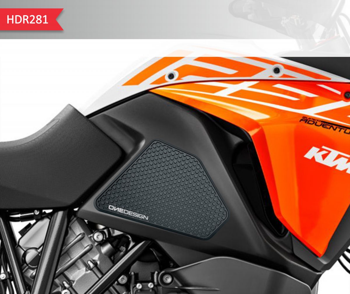 SIDE HDR TANKPAD KTM BLACK