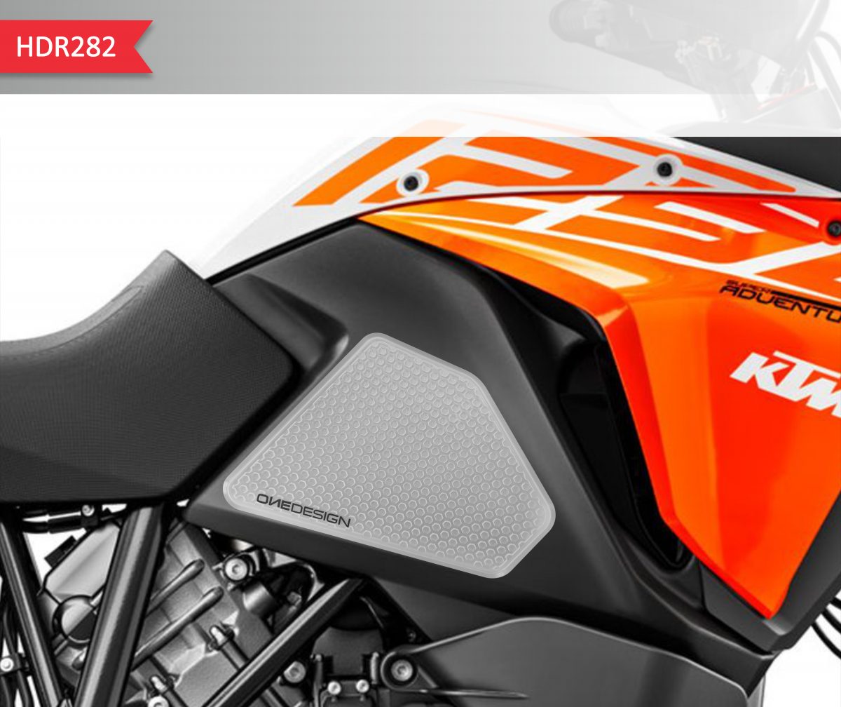 SIDE HDR TANKPAD KTM CLEAR
