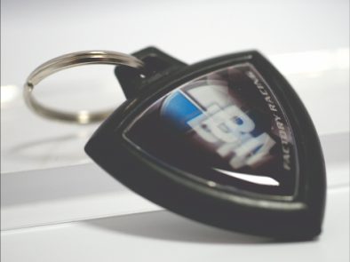 RUBBER KEY-HOLDER /W DOUBLE FACE DOME