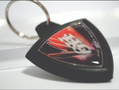 RUBBER KEY-HOLDER /W DOUBLE FACE DOME