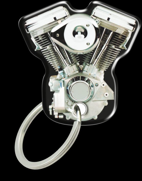 DOUBLE DOME KEY-HOLDER BICILINDRO HARLEY