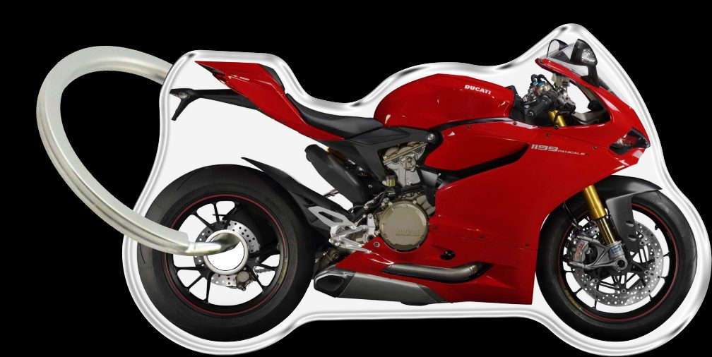 DOUBLE FACE DOME KEY-HOLDER PANIGALE