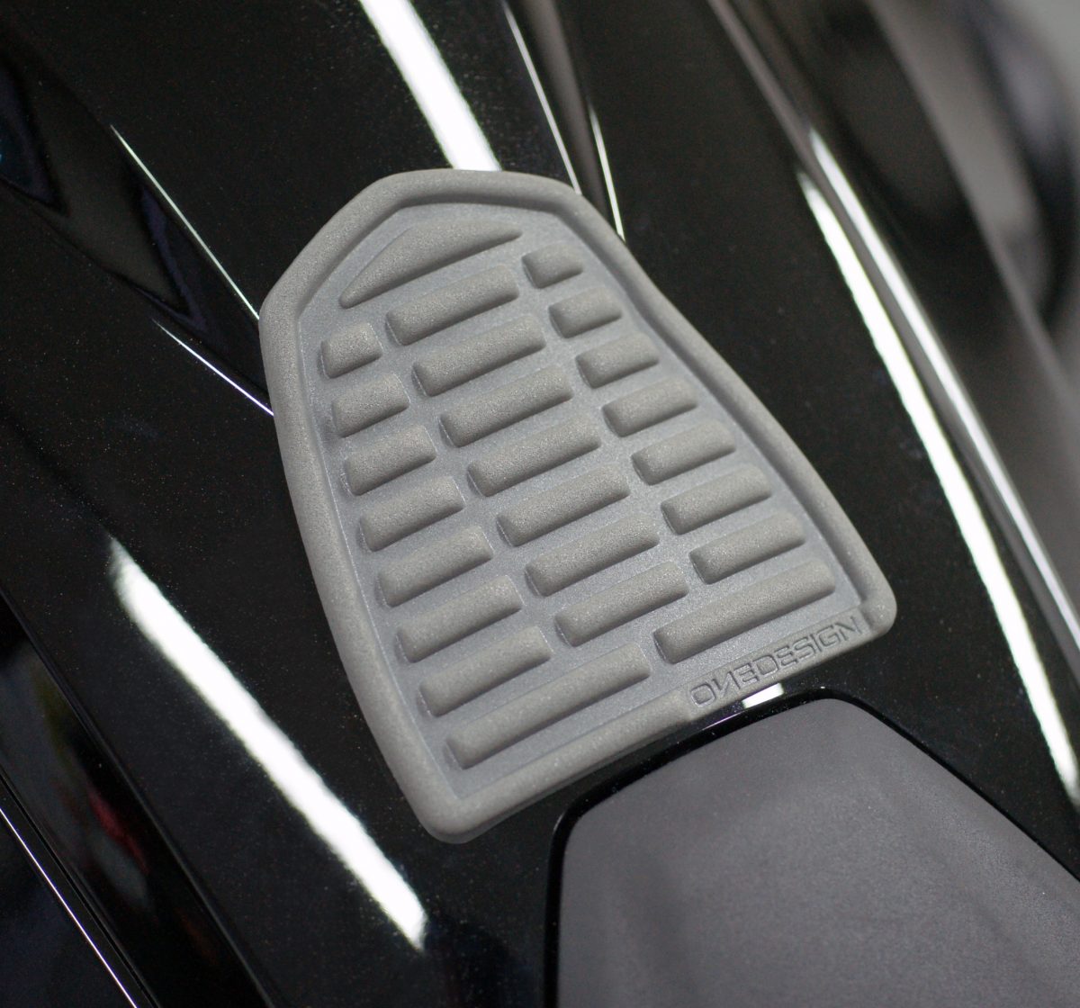 TANKPAD "SOFT TOUCH" LEATHER STYLE GREY