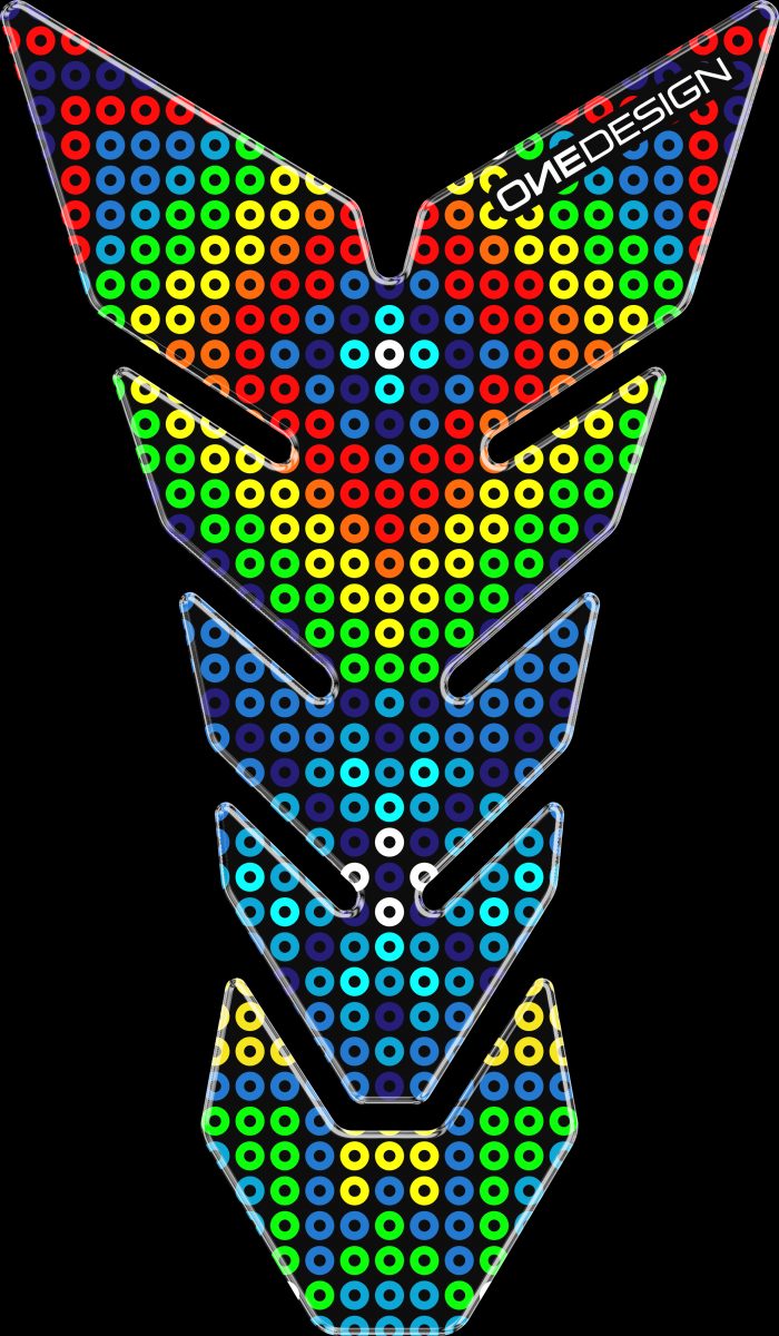 TANKPAD BLACK EDITION COLOURED DOTS