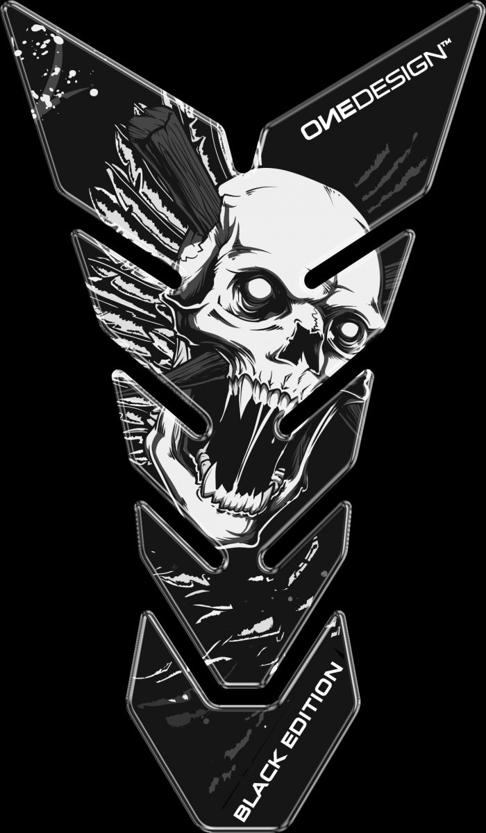 TANKPAD BLACK EDITION SKULL 6 foto 2