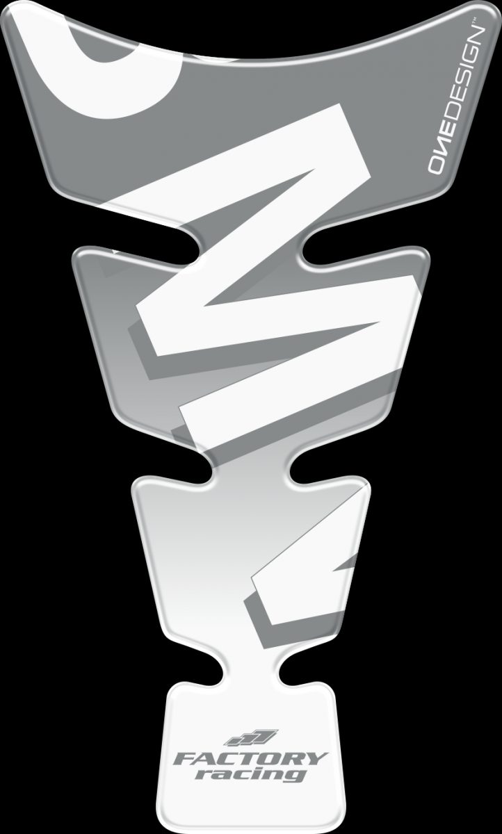 TANKPAD SPIRIT SHAPE LOGO M SILVER ON CLEAR foto 2