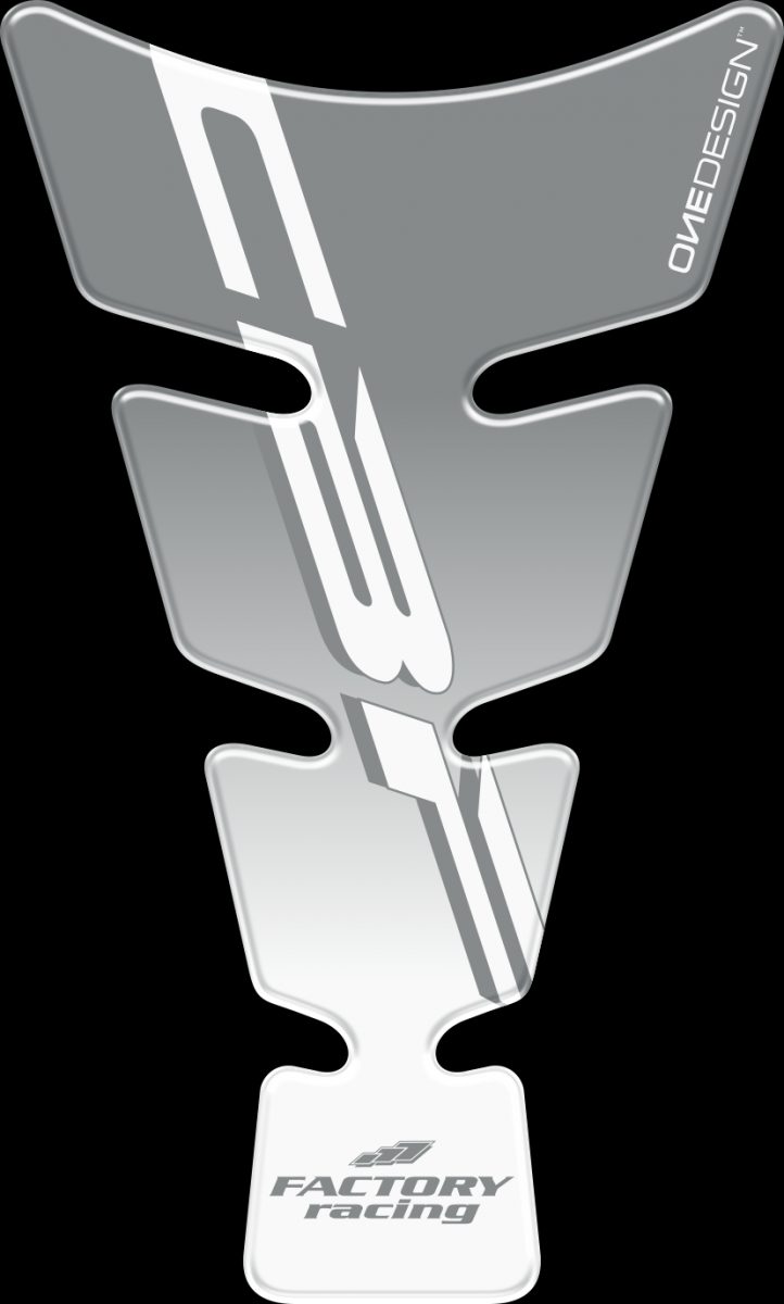 TANKPAD SPIRIT SHAPE LOGO CBF SILVER ON CLR foto 2