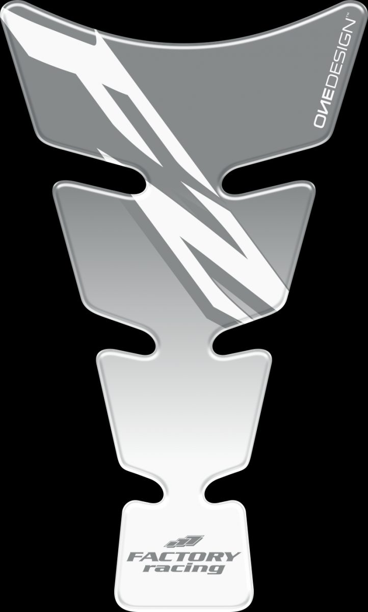 TANKPAD SPIRIT SHAPE LOGO FZ SILVER ON CLEAR foto 2