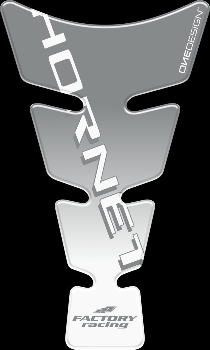 TANK SPIRIT SHAPE LOGO HORNET SILVER ON CLR foto 2