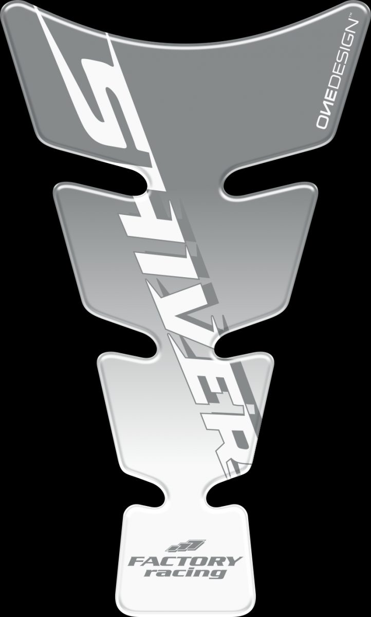 TANK SPIRIT SHAPE LOGO SHIVER SILVER ON CLR foto 2