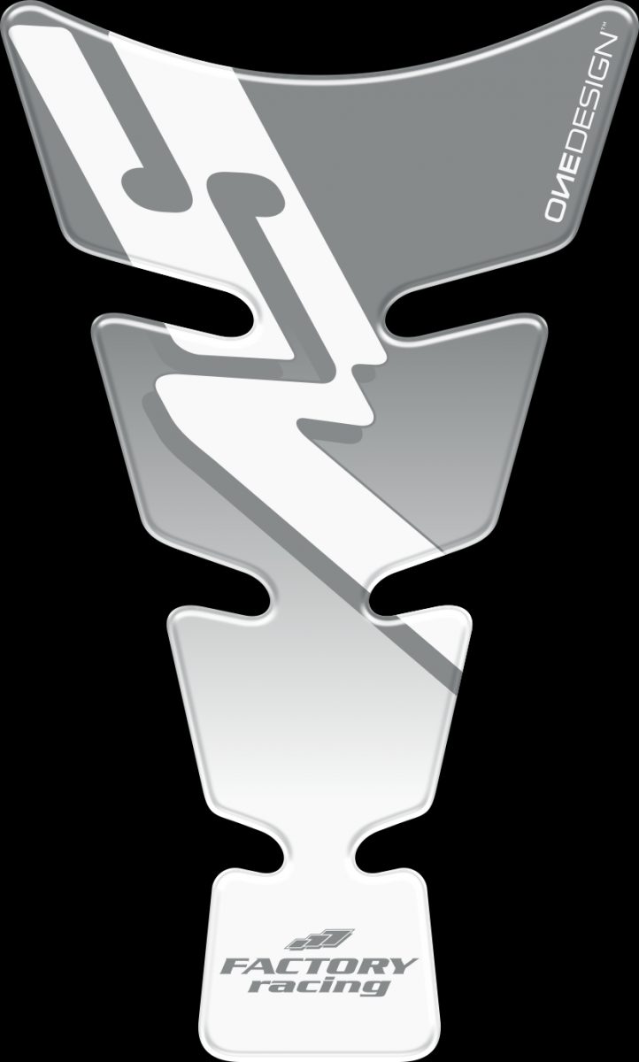TANKPAD SPIRIT SHAPE LOGO SV SILVER ON CLEAR foto 2