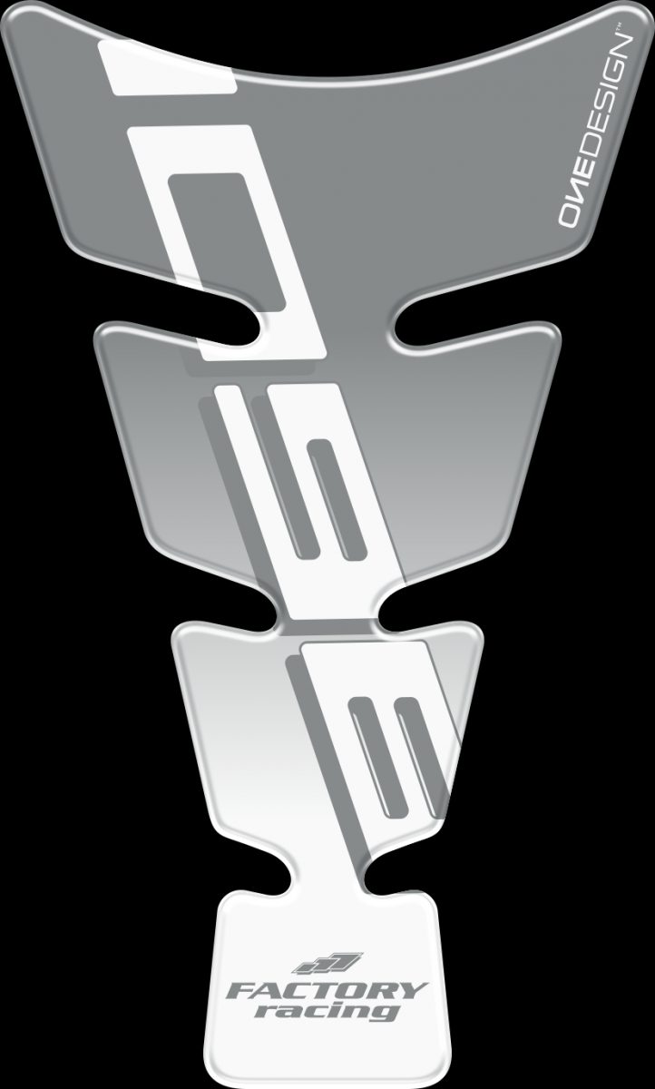 TANKPAD SPIRIT SHAPE LOGO 1098 SILVER ON CLR foto 2