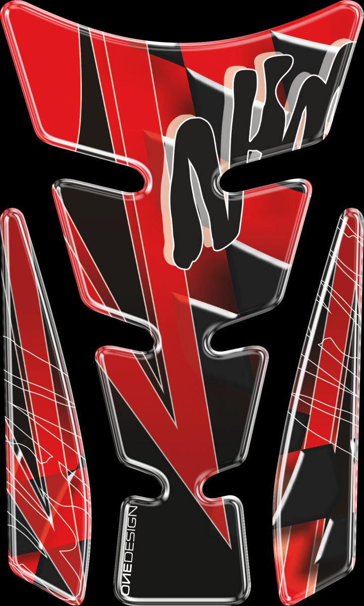 TANK SPIRIT SHAPE LTD EDITION LOGO NIN RED foto 2