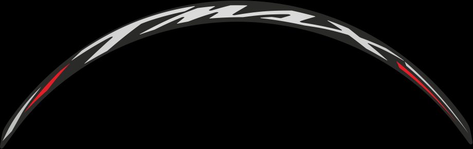 KIT OF 8 FLAT LABELS WHEEL DECO TMAX SILVER