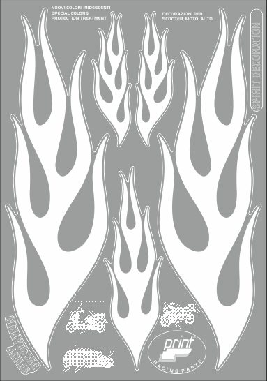 LABELS KIT WITH WHITE GRAPHIC