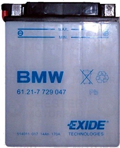 BMW C1 / C1 200 EXIDE Accu 14 AH