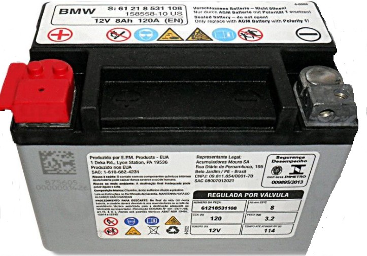 BMW AGM-accu DEKA ETX9