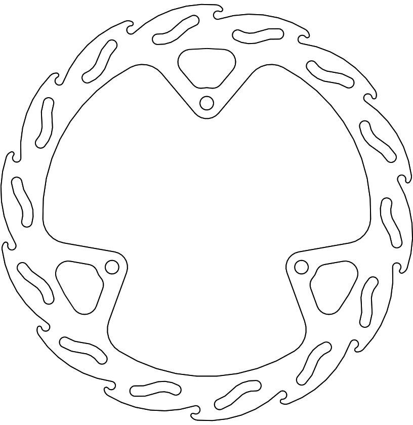 110240, FLAME FIXED DISC 198
