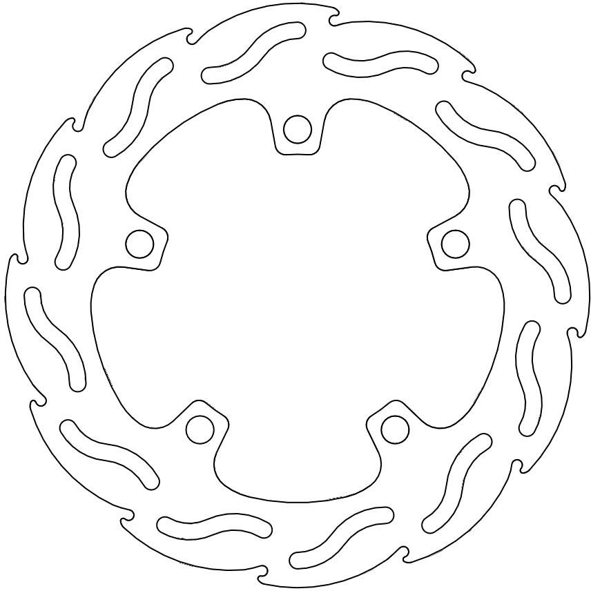 110266, FLAME FIXED DISC 220