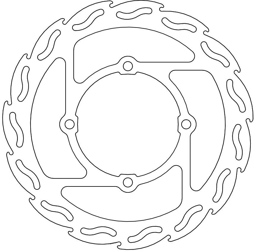 110290, FLAME FIXED DISC 250