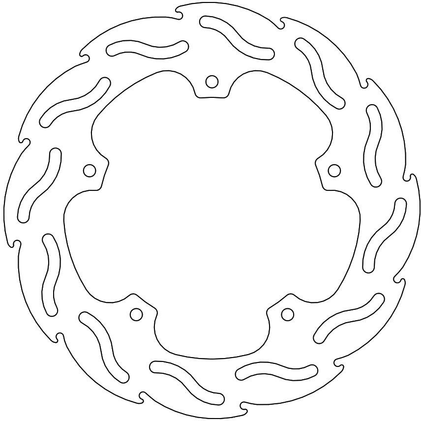 110354, FLAME FIXED DISC 220 (HP4)