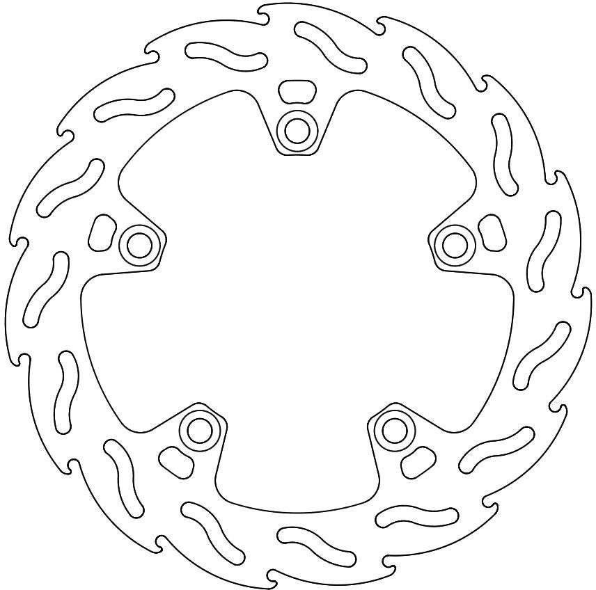 110674, FLAME FIXED DISC 250