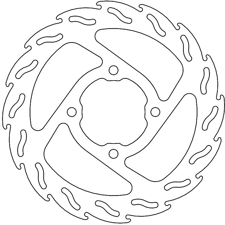110696, FLAME FIXED DISC 160