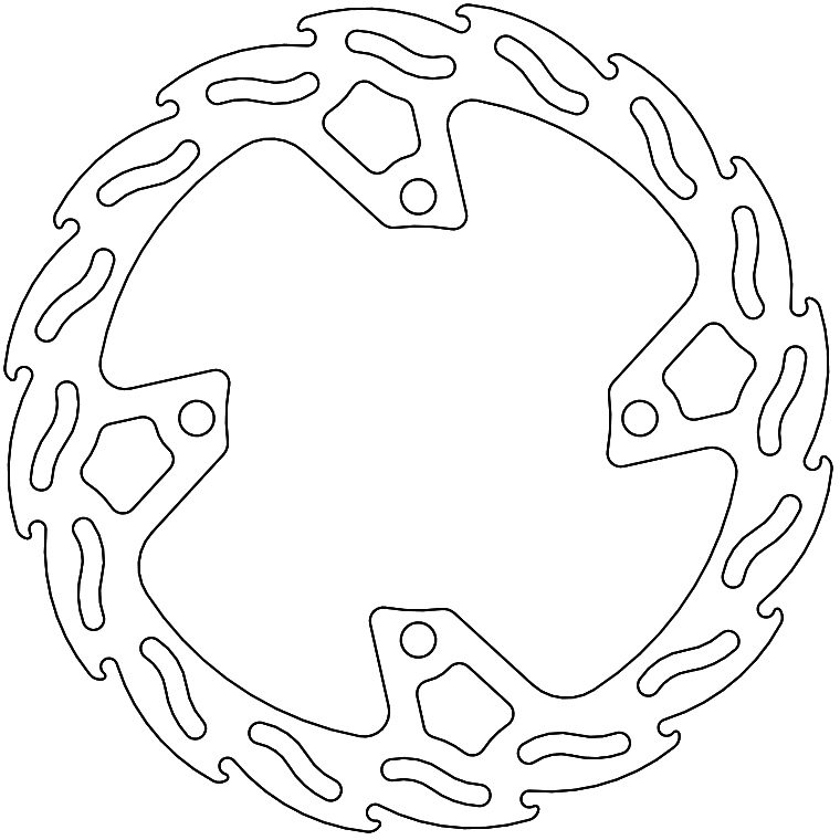 110775, FLAME FIXED DISC 250