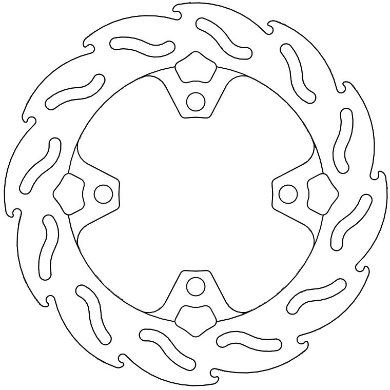 110850, FLAME FIXED DISC 220
