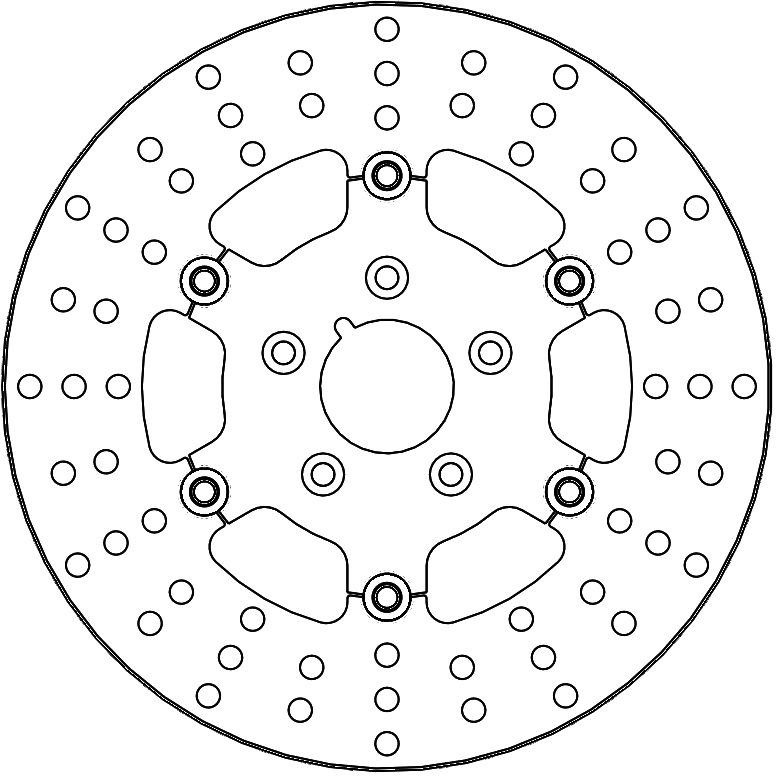 111086, ADRIAN FLOATING STEEL DISC 292