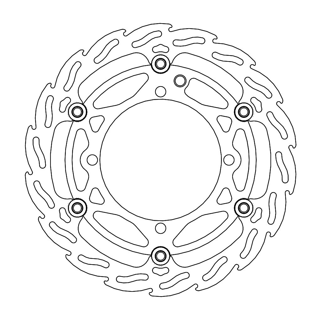 112254, FLAME FLOATING ALU DISC 270