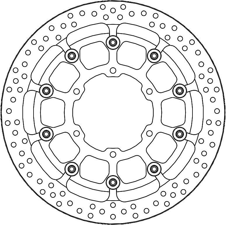 116091, HALO T-FLOATER ALU DISC 320