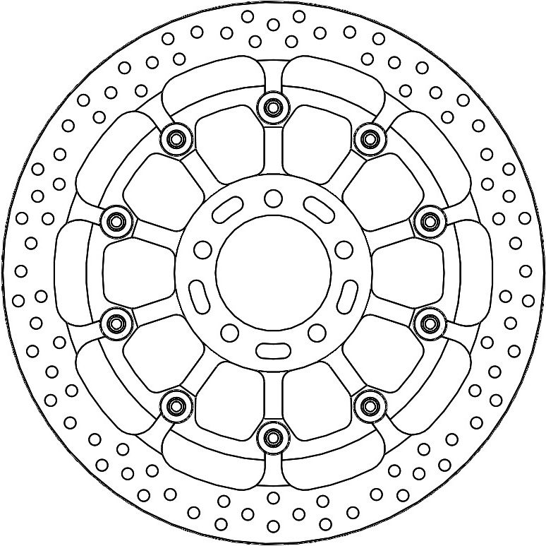117049, HALO T-FLOATER ALU DISC 329