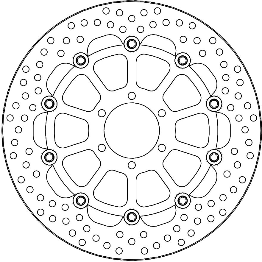 112264, HALO FLOATING ALU DISC 300