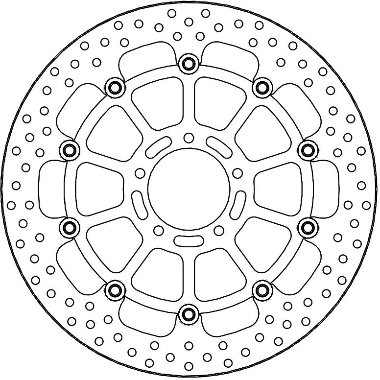 112299, HALO FLOATING ALU DISC