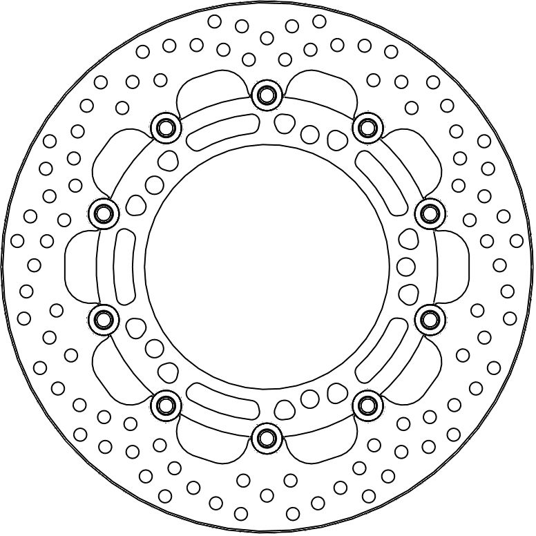 112301, HALO FLOATING ALU DISC 310