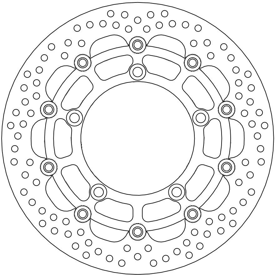 112133, HALO FLOATING ALU DISC 290