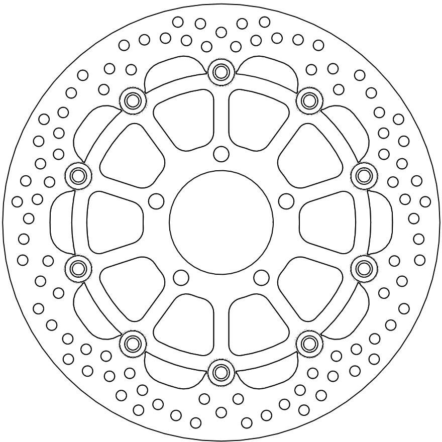 112134, HALO FLOATING ALU DISC 290