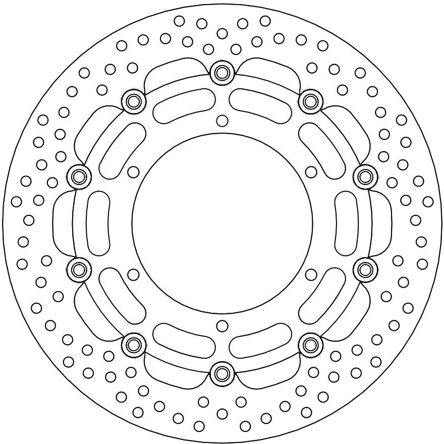 112139, HALO FLOATING ALU DISC 320