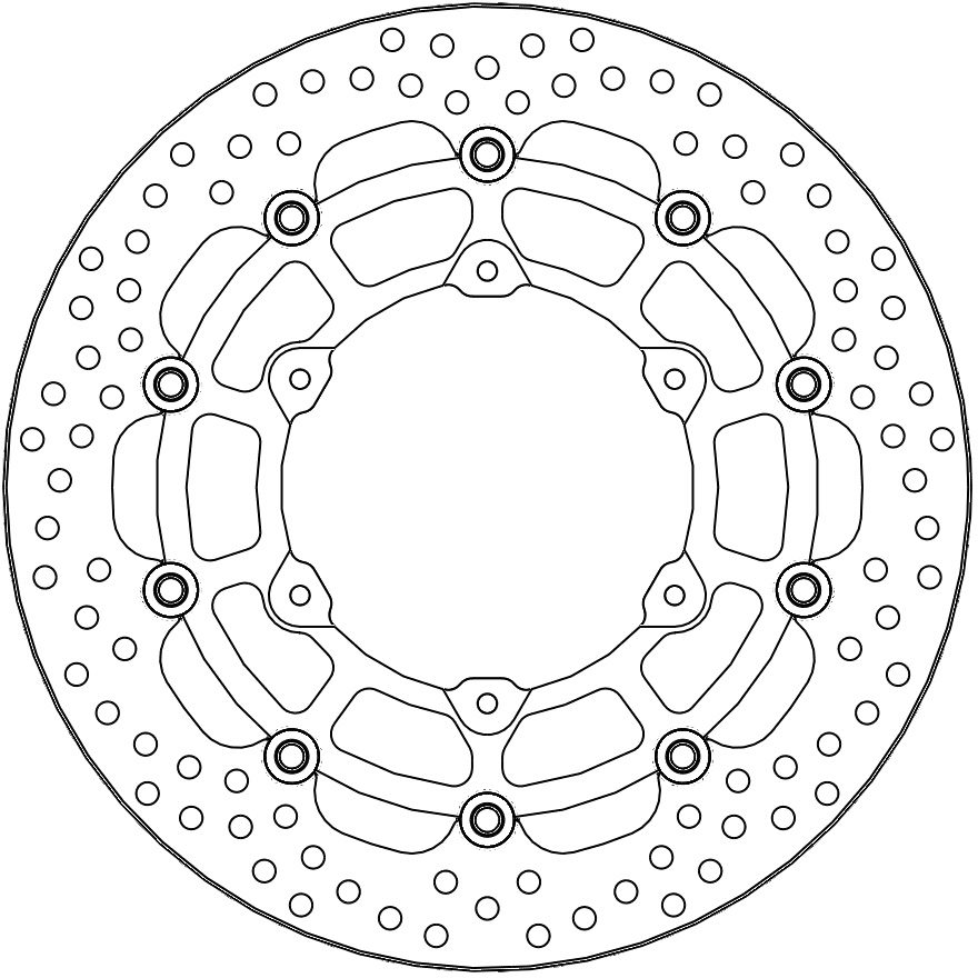 112275, HALO FLOATING ALU DISC 320