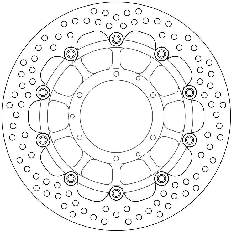 113108, HALO FLOAT ALU OFFS. DISC 296